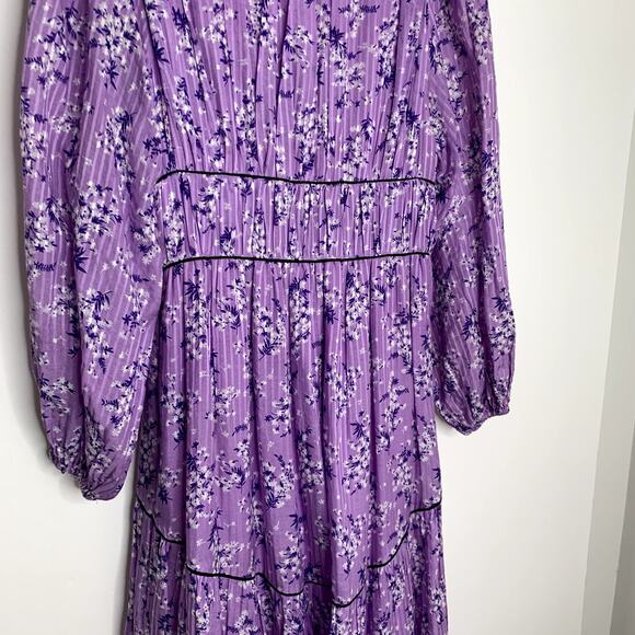 Ulla Johnson Joan Midi Dress in Lilac Purple Womens Size 2 - Picture 14 of 16